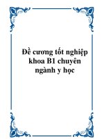 Tài liệu Đề cương tốt nghiệp khoa B1 ppt