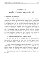 Tài liệu Phân tích và đầu tư chứng khoán Phần 7 pptx