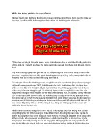 Tài liệu Nhiều hơn không phải lúc nào cũng tốt hơn pptx