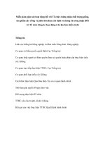 Tài liệu Miễn giảm giám sát hoạt động đối với Tổ chức chứng nhận chất lượng giống, sản phẩm cây trồng và phân bón được chỉ định có chứng chỉ công nhận (Đối với Tổ chức đăng ký hoạt động trên địa bàn nhiều tỉnh) docx