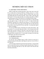 Tài liệu MÔ PHỎNG TRÊN MÁY TÍNH PC pptx
