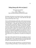 Tài liệu Xã hội Tri thức, Quản lý Kinh doanh, Xã hội và Nhà nước - PETER F. DRUCKER. phan 2 doc