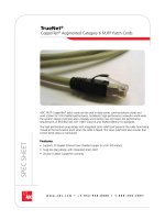 Tài liệu CopperTen® Augmented Category 6 F/UTP Patch Cords pptx
