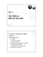 Tài liệu Tài chính doanh nghiệp - Bài 9 docx