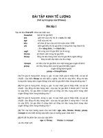 Tài liệu Bài tập kinh tế lượng (Với sự trợ giúp của Eviews) docx