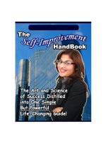 Tài liệu The Self-improvement Handbook docx