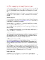 Tài liệu Thủ thuật trong Google ppt