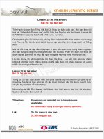 Tài liệu Bài 25: Tại sân bay docx