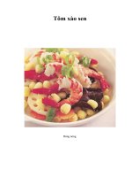 Tài liệu Tôm xào sen doc