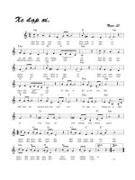 Tài liệu Bài hát xe đạp ơi - Ngọc Lễ (lời bài hát có nốt) docx