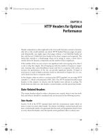 Tài liệu Practical mod_perl-CHAPTER 16:HTTP Headers for Optimal Performance doc