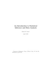 Tài liệu An Introduction to Statistical Inference and Data Analysis docx