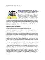 Tài liệu Cách tìm kiếm một ê kíp ưng ý doc