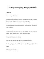 Tài liệu Xoá hoặc tạm ngừng đăng ký tàu biển ppt