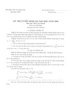 Tài liệu Đề thi tuyển sinh sau đại học năm 2006 - Môn Vật lý lý thuyết pdf