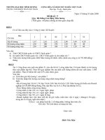 Tài liệu Đề thi môn Hệ thống Lao động tiền lương (Đề số 9) docx