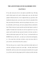 Tài liệu LUYỆN ĐỌC TIẾNG ANH QUA TÁC PHẨM VĂN HỌC-THE ADVENTURES OF HUCKLEBERRY FINN CHAPTER 21 docx