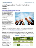 Email marketing blog for small business
