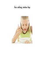 Tài liệu Ăn uống mùa hạ ppt