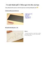 Tài liệu Cả một thành phố về đêm ngủ trên đèn của bạn pptx