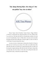 Tài liệu Xây dựng thương hiệu: cho công ty? cho sản phẩm? hay cho cá nhân? pptx