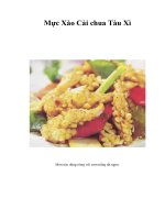 Tài liệu Mực Xào Cải chua Tàu Xì pptx