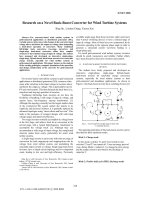 Research on a novel buck boost converter for wind turbine systems 