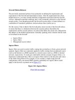 Tài liệu Firewall Policies/Rulesets phần 1 pptx