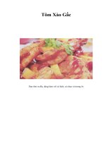 Tài liệu Tôm Xào Gấc pptx