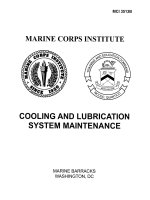 Tài liệu Cooling and Lubrication System Maintenance P1 doc