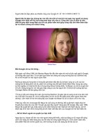 Tài liệu Người đàn bà đẹp phía sau thành công của Google doc