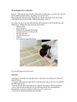 Tài liệu 10 cách giảm stress cuối năm ppt