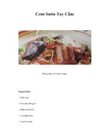 Tài liệu Cơm Sườn Tay Cầm ppt