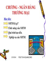 Tài liệu Giáo trình tiền tệ - Chương 7 doc