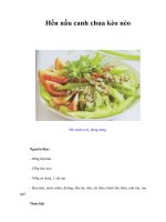 Tài liệu Hến nấu canh chua kèo nèo docx