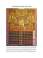 Tài liệu Các mô hình Core Duo và Core Solo ppt