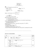 Tài liệu Đề thi học kì II: Môn: Toán pptx