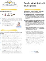 Tài liệu Suyễn và hít thở khói thuốc phả ra pdf