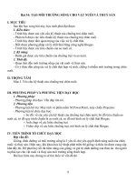 Tài liệu Tạo môi trường sống cho vật nuôi và thủy sản pdf