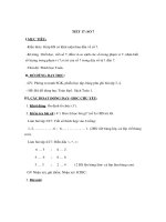 Tài liệu Tóan 1 - TIẾT 17: SỐ 7 pptx