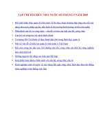 Tài liệu TẠP CHÍ TỔ CHỨC NHÀ NƯỚC SỐ THÁNG 5 NĂM 2009 docx