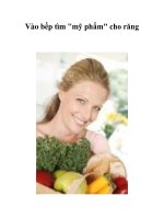 Tài liệu Vào bếp tìm 