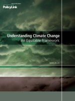 Tài liệu Understanding Climate Change An Equitable Framework doc