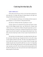 Tài liệu Cách loại bỏ tôm bột yếu ppt