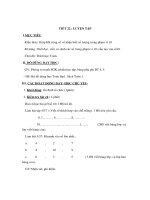 Tài liệu Tóan 1 - TIẾT 22 : LUYỆN TẬP doc