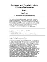 Tài liệu Progress and Trends in Ink-jet Printing Technology ppt