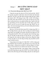 Tài liệu Nghiên cứu phương pháp đo lường trong giao thức BICC và MGCP, chương 7 pdf