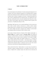 A CASE STUDY ON COMMON PROBLEMS IN LEARNING BUSINESS ENGLISH VOCABUALRY IN THE BOOK “BUSINESS BASICS” FACED BY THE 1ST YEAR STUDENTS AT VIETNAM UNIVERSITY OF COMMERCE, AND SOME SUGGESTED SOLUTIONS