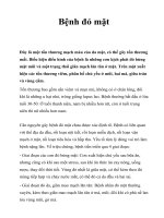 Tài liệu Bệnh đỏ mặt docx