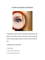 Tài liệu Trí nhớ của bạn làm việc thế nào? pptx